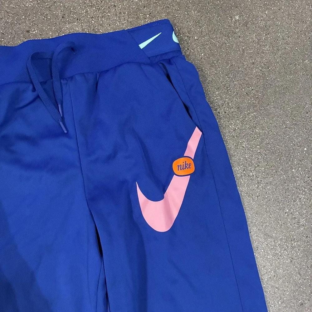 Nike Swoosh Just Do It‎  Girls Med Track Pants Jogger Royal Blue CJ7421-433